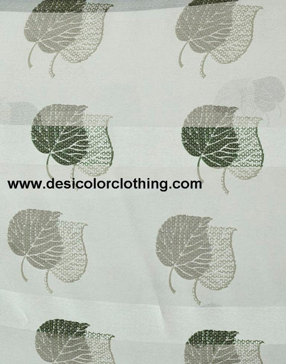 Pista Green Georgette Printed  Saree