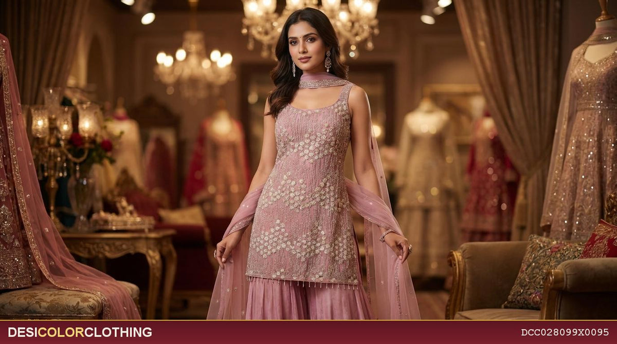 Product Image - Elegant designer plazzo suits fro wedding - 2