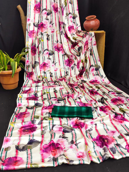 Product Image - Designer Georgette Saree for Festive and Wedding Wear