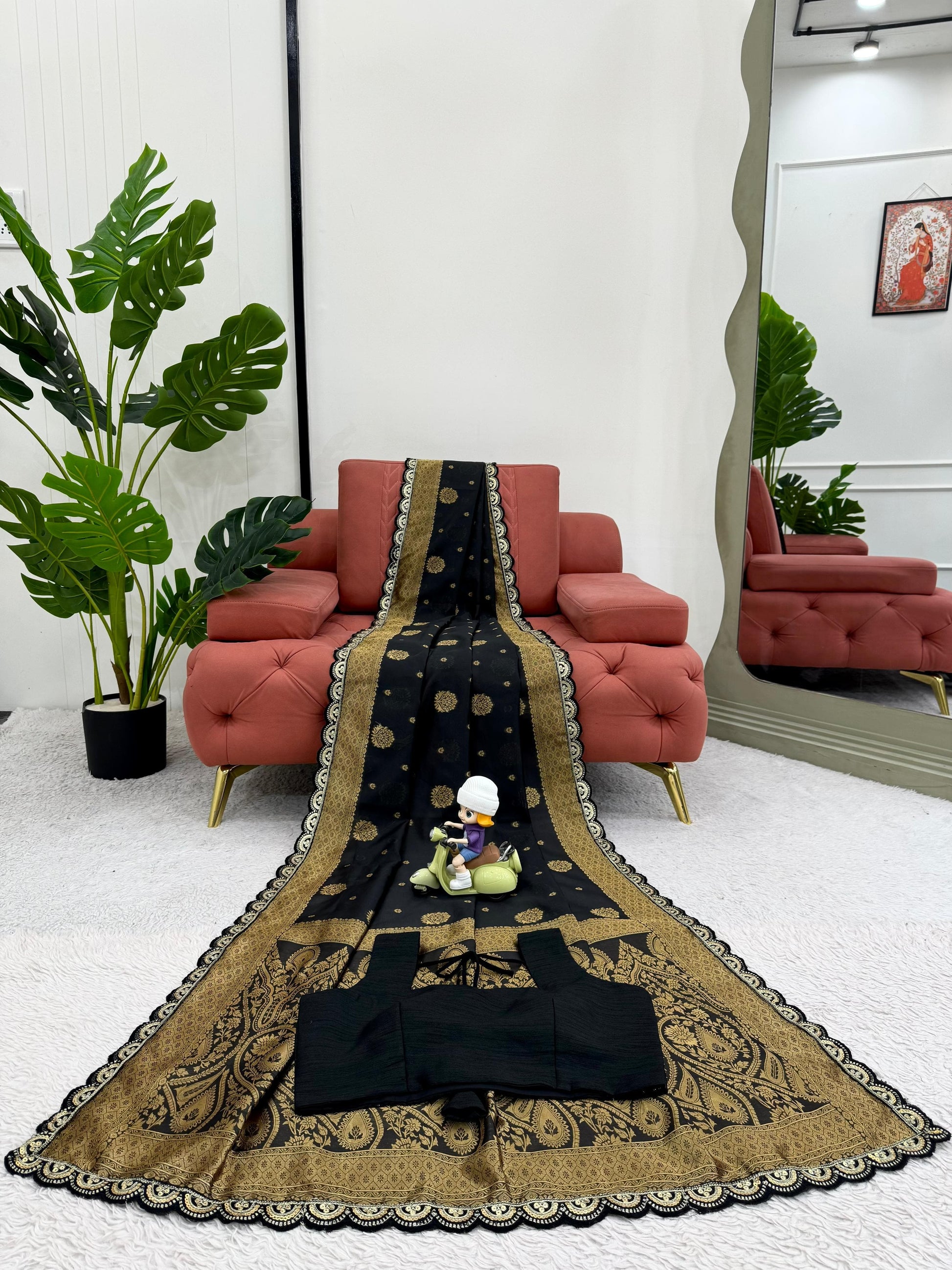 Product Image - Exquisite Designer Saree in Elegant Kota Silk