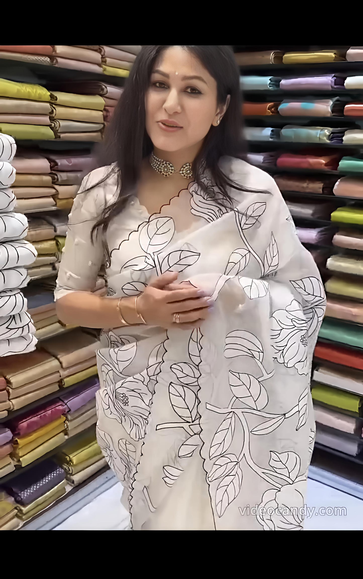 Product Image - Leaf Brasso Designer Saree