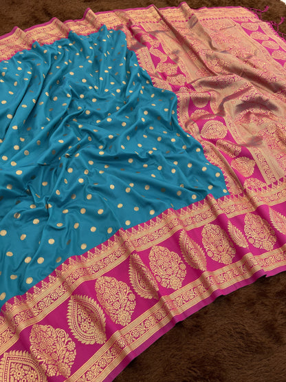 Product Image - Designer Soft Silk Paithani Saree with Zari Weaving | Festive & Wedding Wear