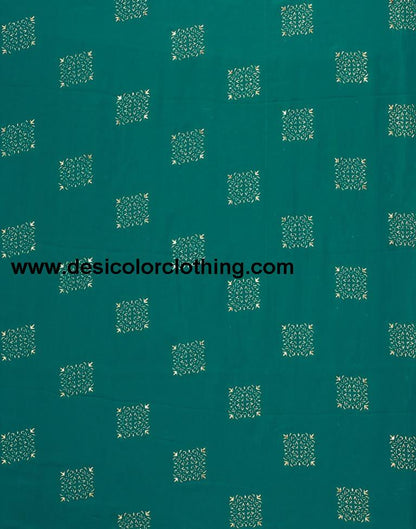 Rama Green Chiffon Saree
