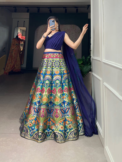 Product Image - Elegant Banarasi Lehenga Choli - Traditional Ethnic Wear