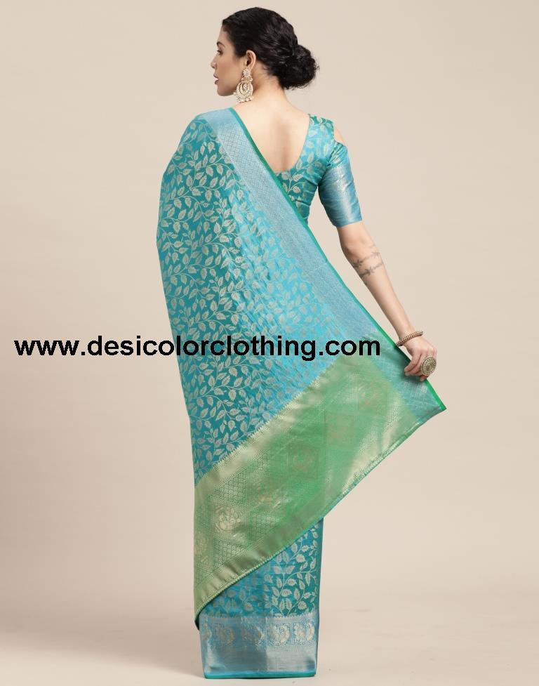 Blue Silk Saree