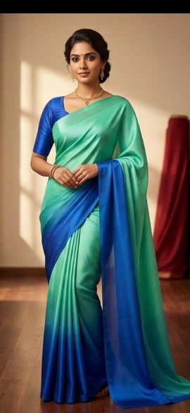 Product Image - Elegant Ready Made Saree for Wedding or Photoshoot - 1