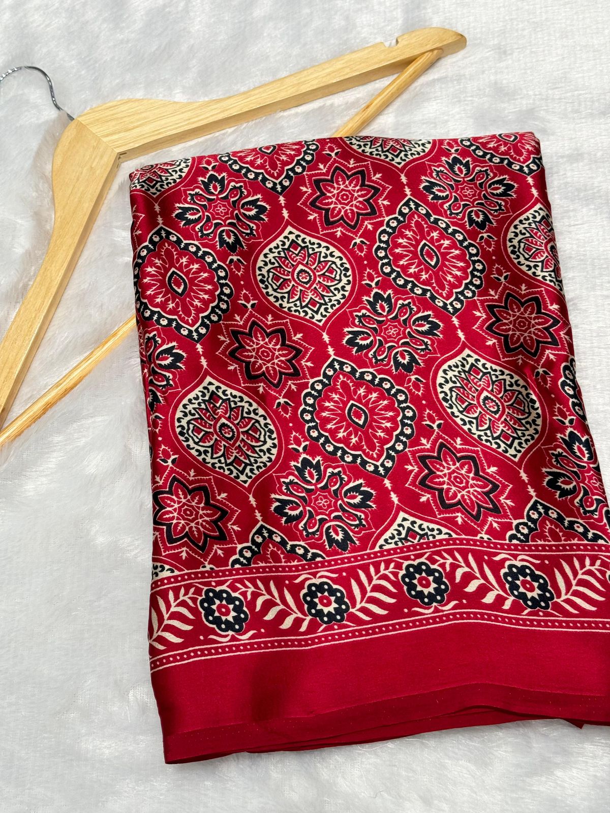 Product Image - Elegant Semi Gajji Bandhej Silk Saree - Perfect Ethnic Wear