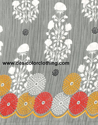 Printed Unstitched Salwar Suit Material