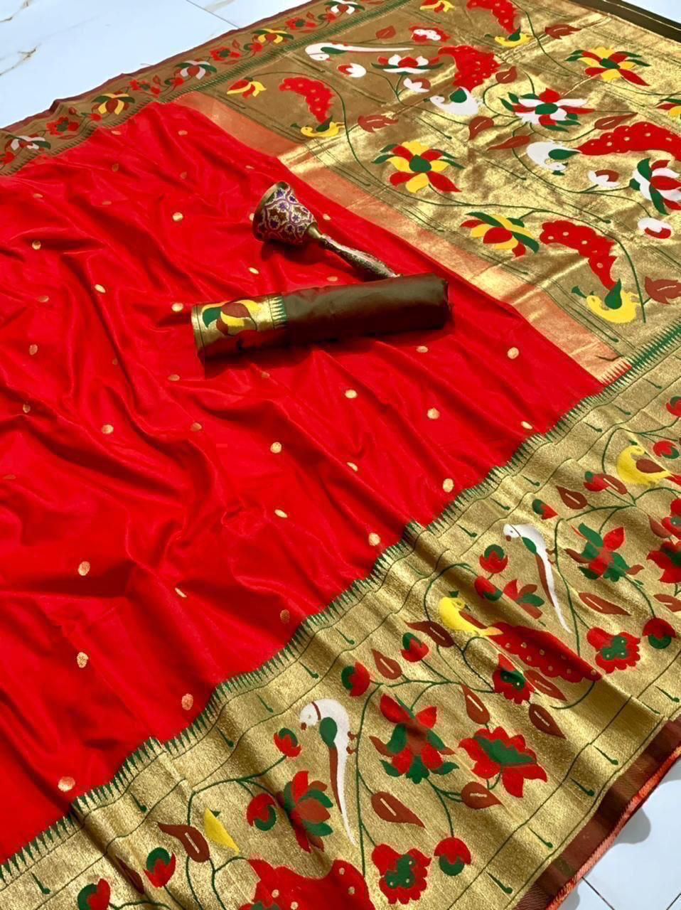 Product Image - Exquisite Pure Silk Kanchivram Saree
