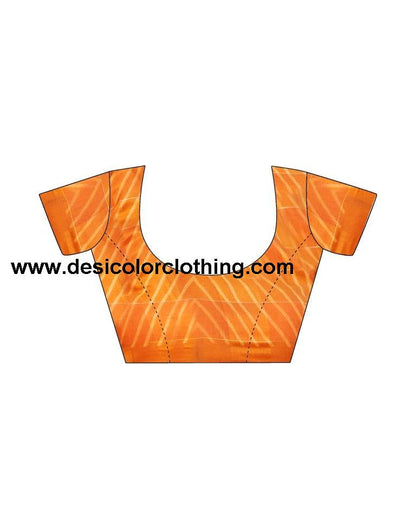 Turmeric Cotton Printed Saree