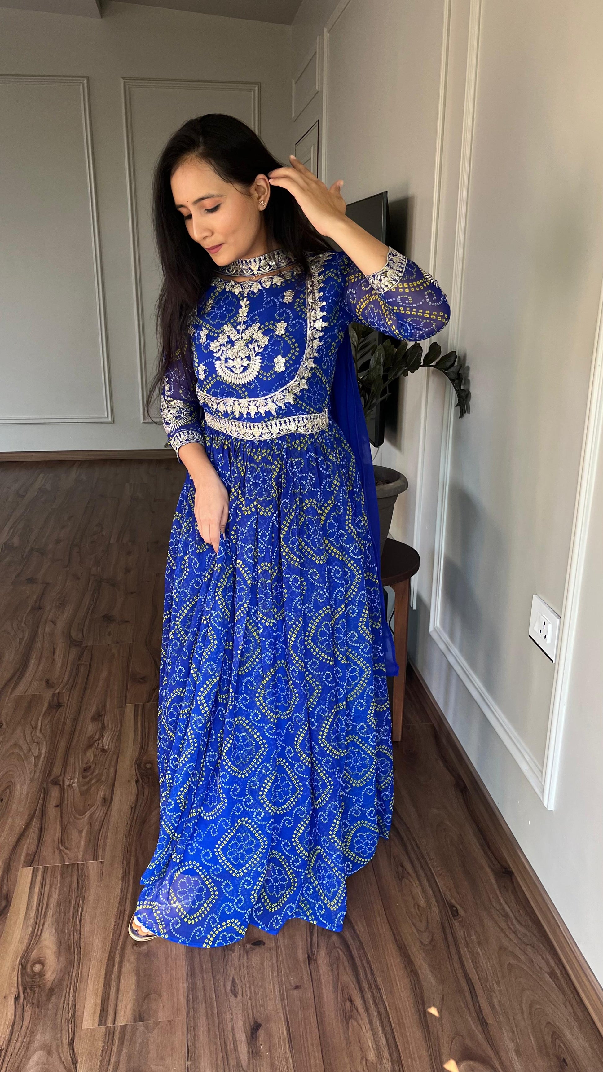 Product Image - FASAANA Designer Saree | Georgette Fabric Ethnic Wear | Wedding Saree & Festive Wear