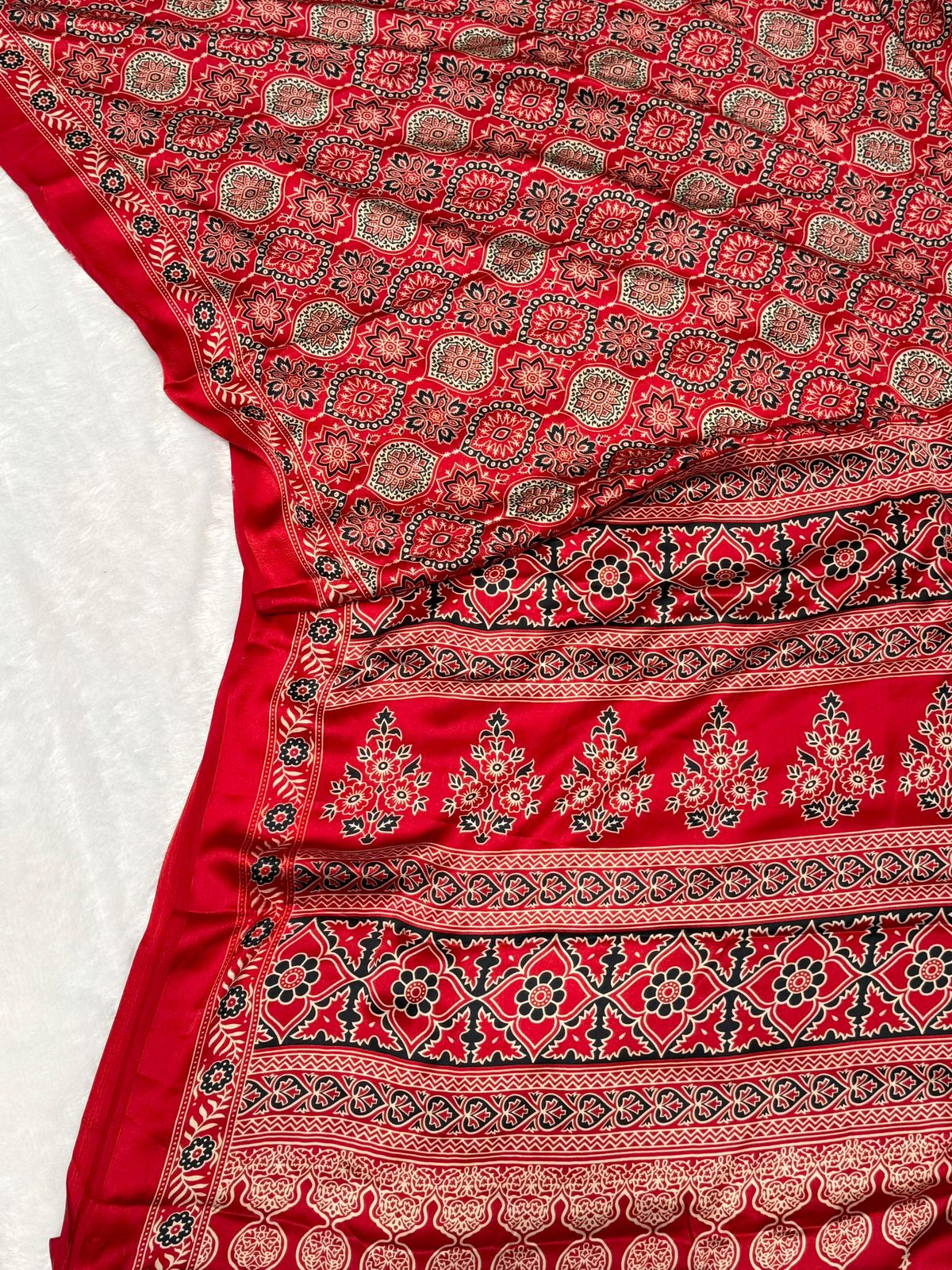 Product Image - Elegant Semi Gajji Bandhej Silk Saree - Perfect Ethnic Wear