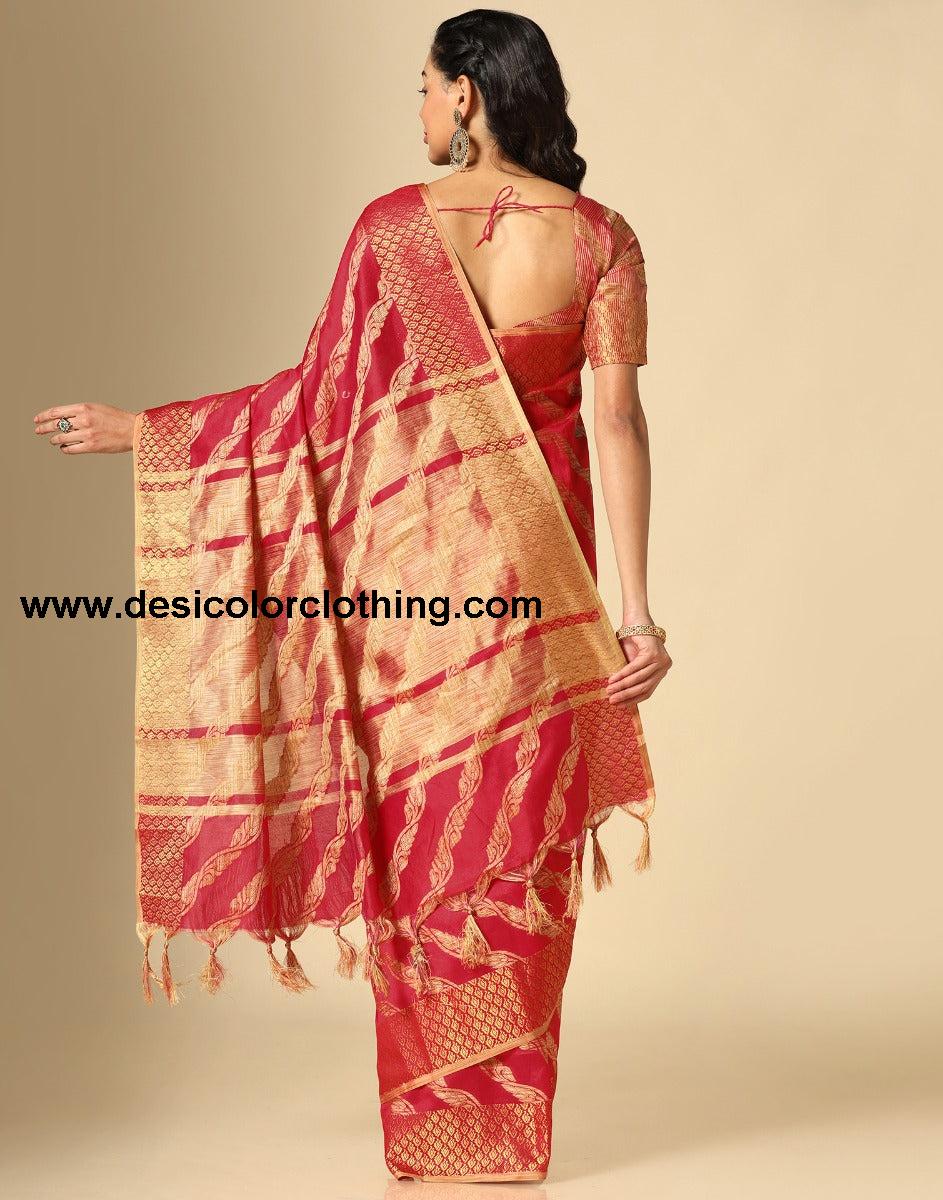 Red Silk Saree