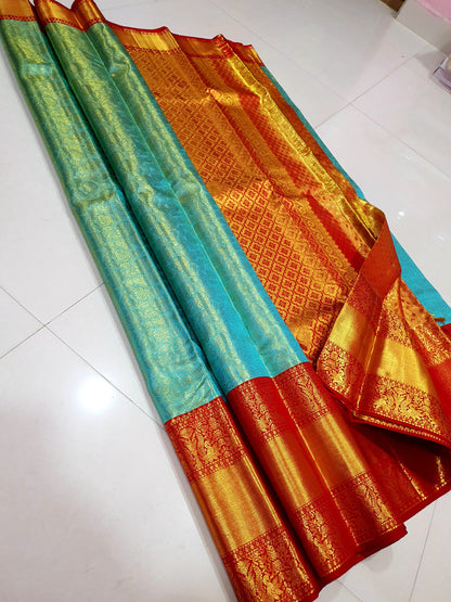 Product Image - Elegant Designer Kanchipuram Silk Saree - Wedding Collection