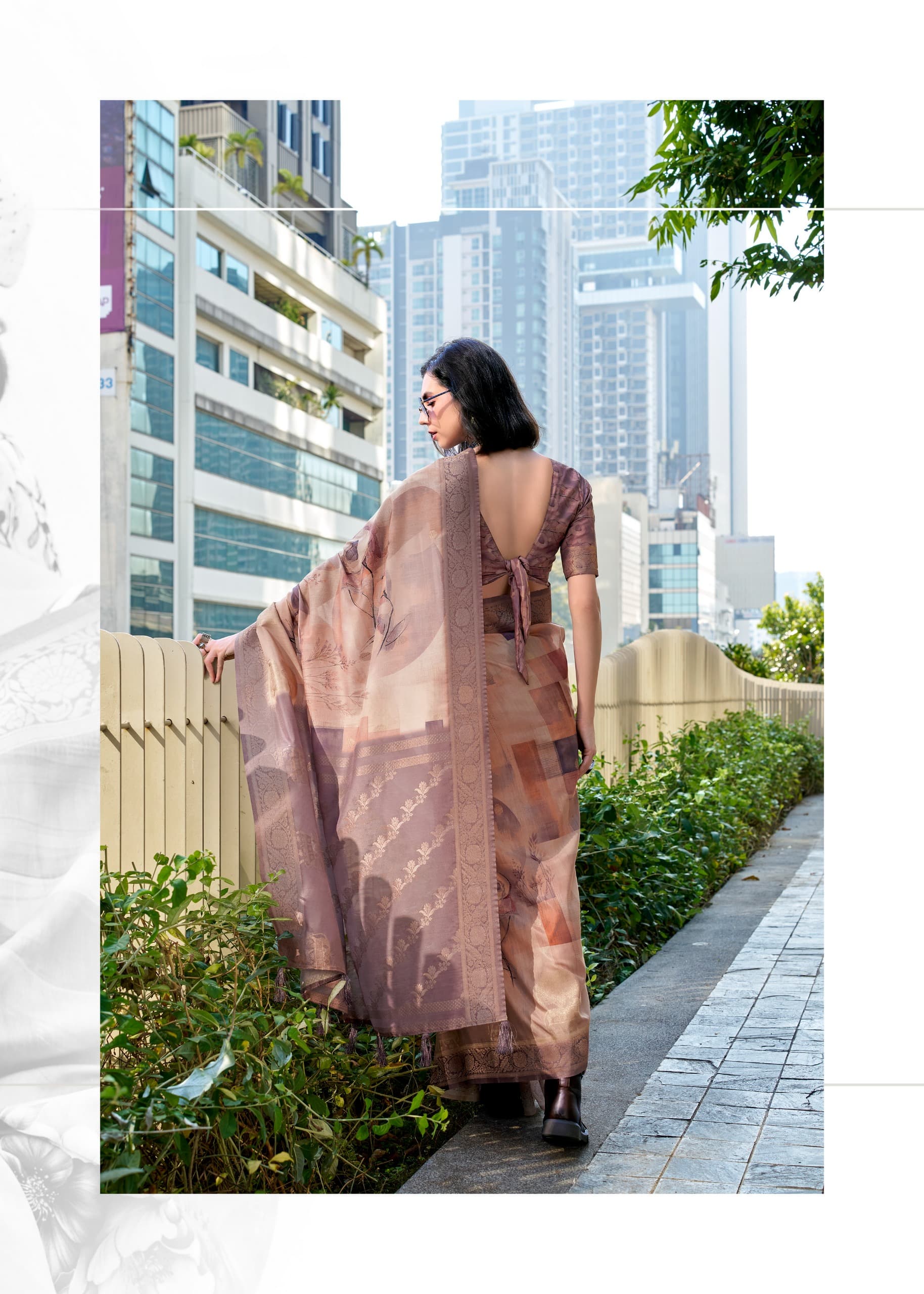 Product Image - Elegant Designer Pichwai Saree in Handloom Modal Silk
