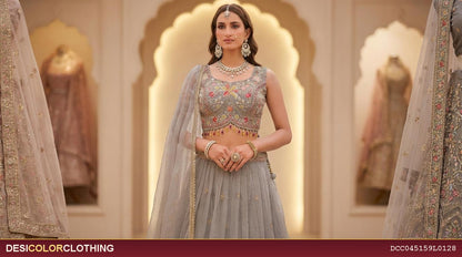 Product Image - Designer fully striched lehengas for wedding or partywear - 5