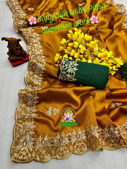 Product Image - Naveen Fashion Designer Saree - Ethnic Elegance Perfect for Weddings