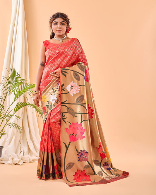 Product Image - Exquisite Pure Paithani Silk Saree - Festive & Wedding Collection