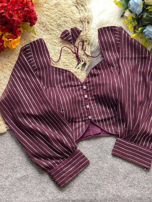 Product Image - Exquisite Designer Georgette Blouse for Ethnic & Festive Occasions