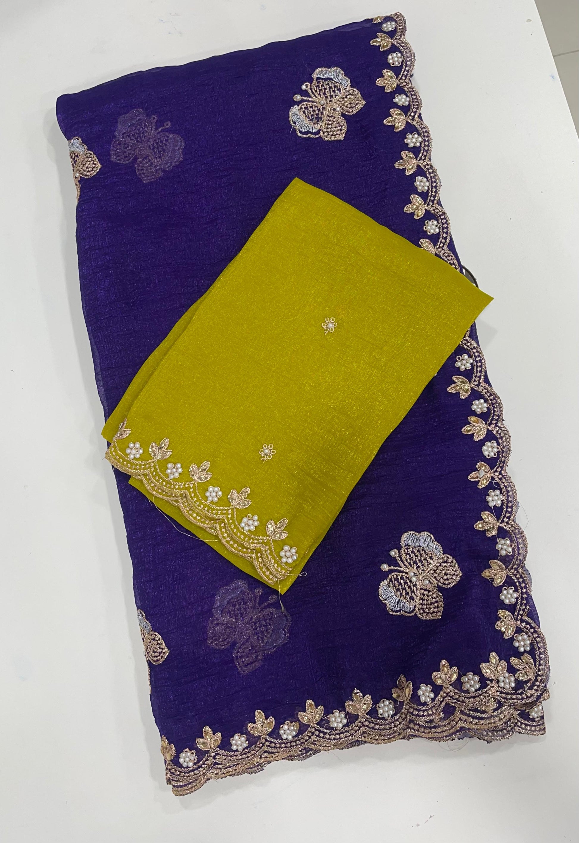 Product Image - Designer Saree - Georgette Fabric Ethnic Wear