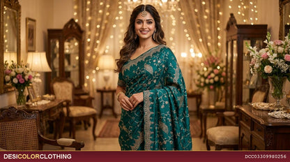Product Image - Elegant Designer Saree for Wedding and Party Wear - 1