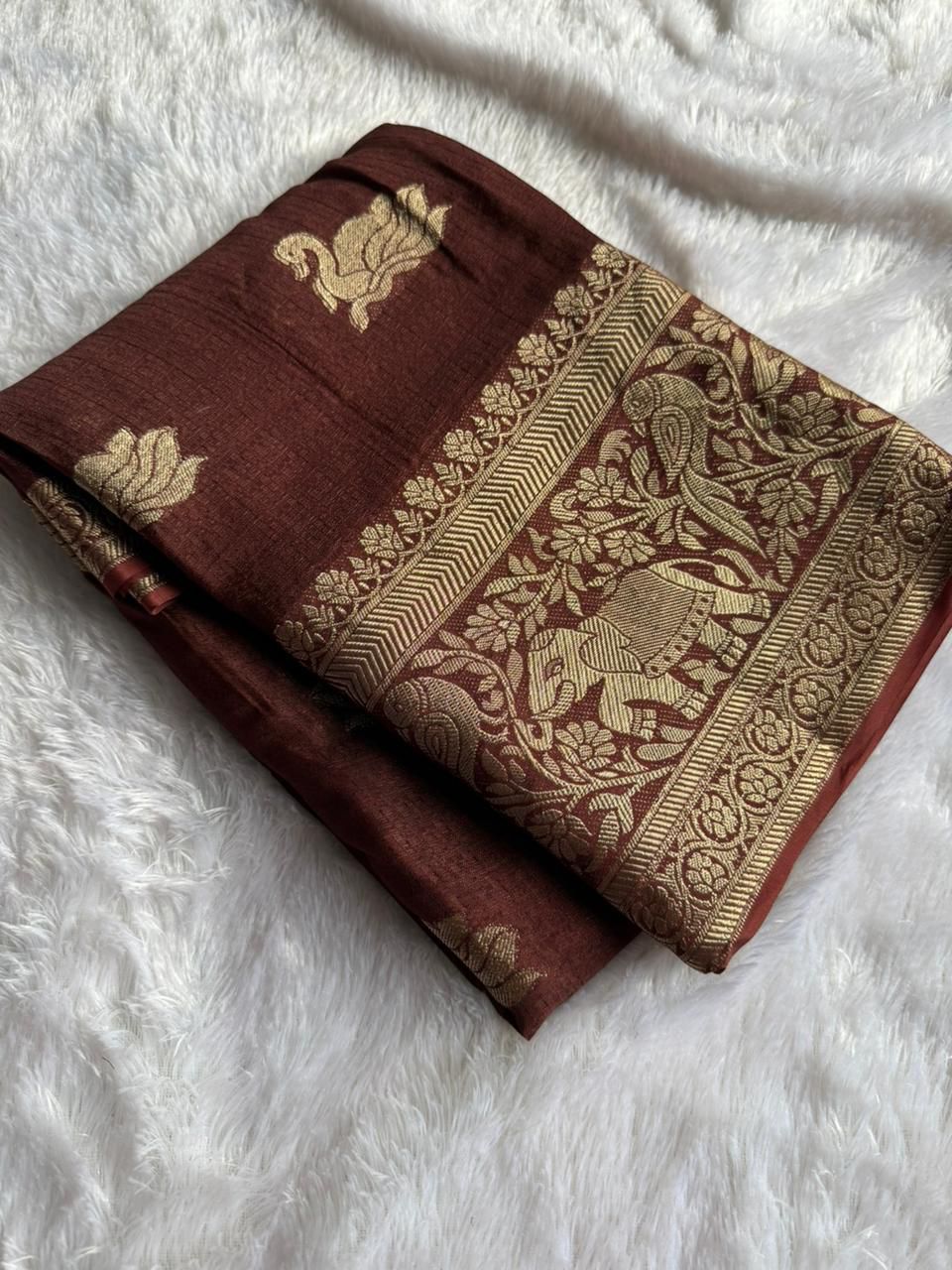Product Image - Designer Jute Viscose Saree