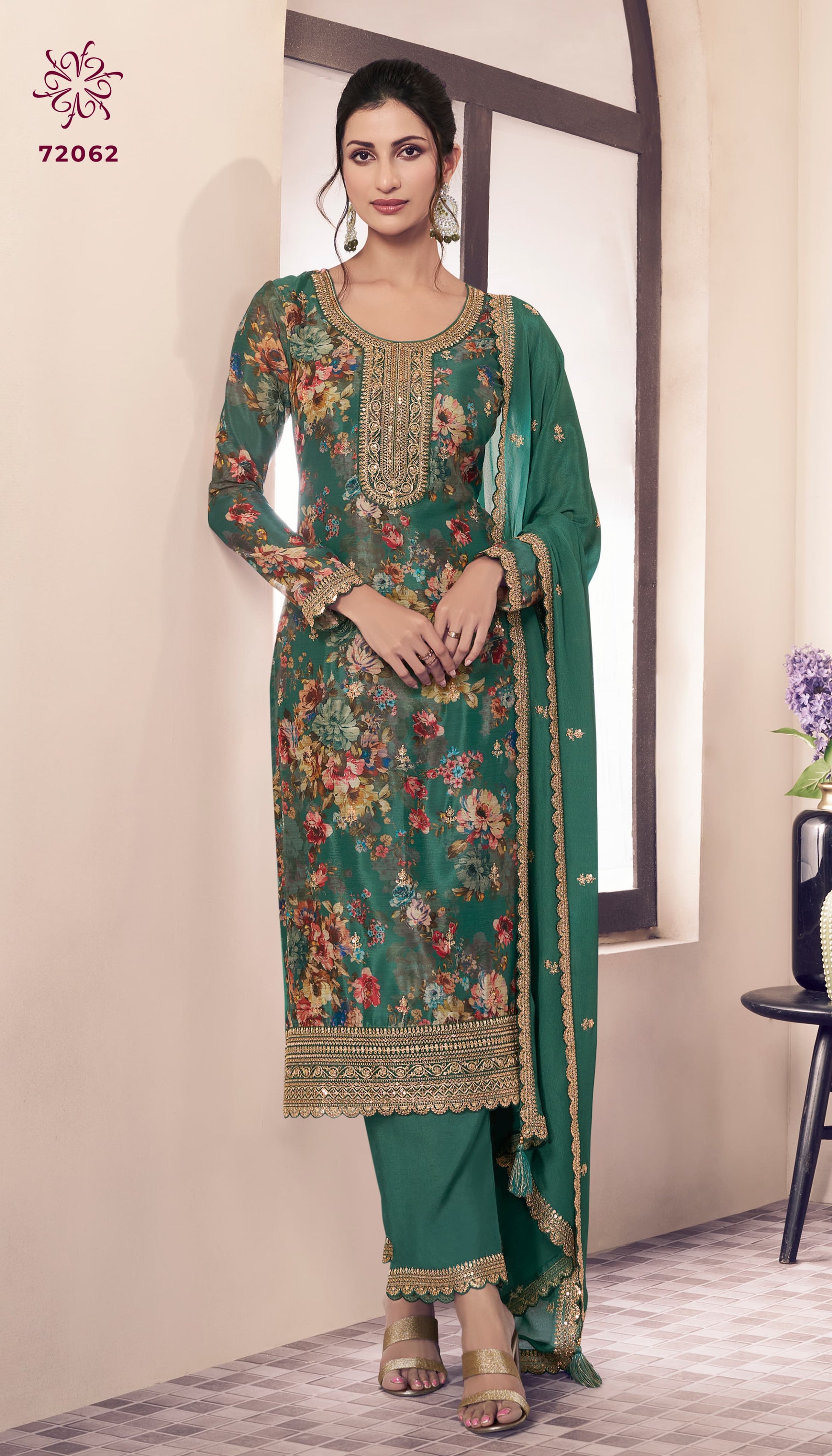 Product Image - Elegant Designer Dress for Festive Occasions - Kuleesh Pahal-3