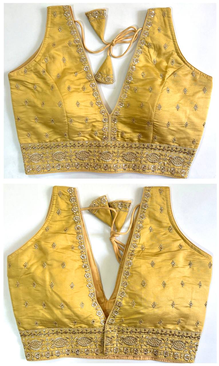 Product Image - Designer Blouse KUNJ - Ethnic Wear in Heavy Silk