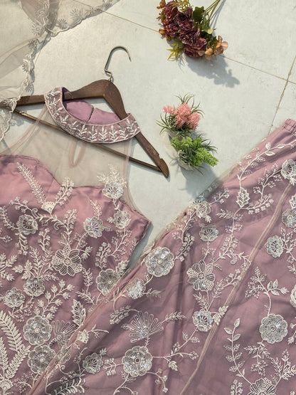 Product Image - Trending Halter Neck Kurta and Palazzo Set
