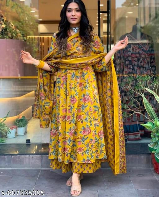 Product Image - Summer Cotton Anarkali Suits: Breathable, Stylish, and Comfortable - 1