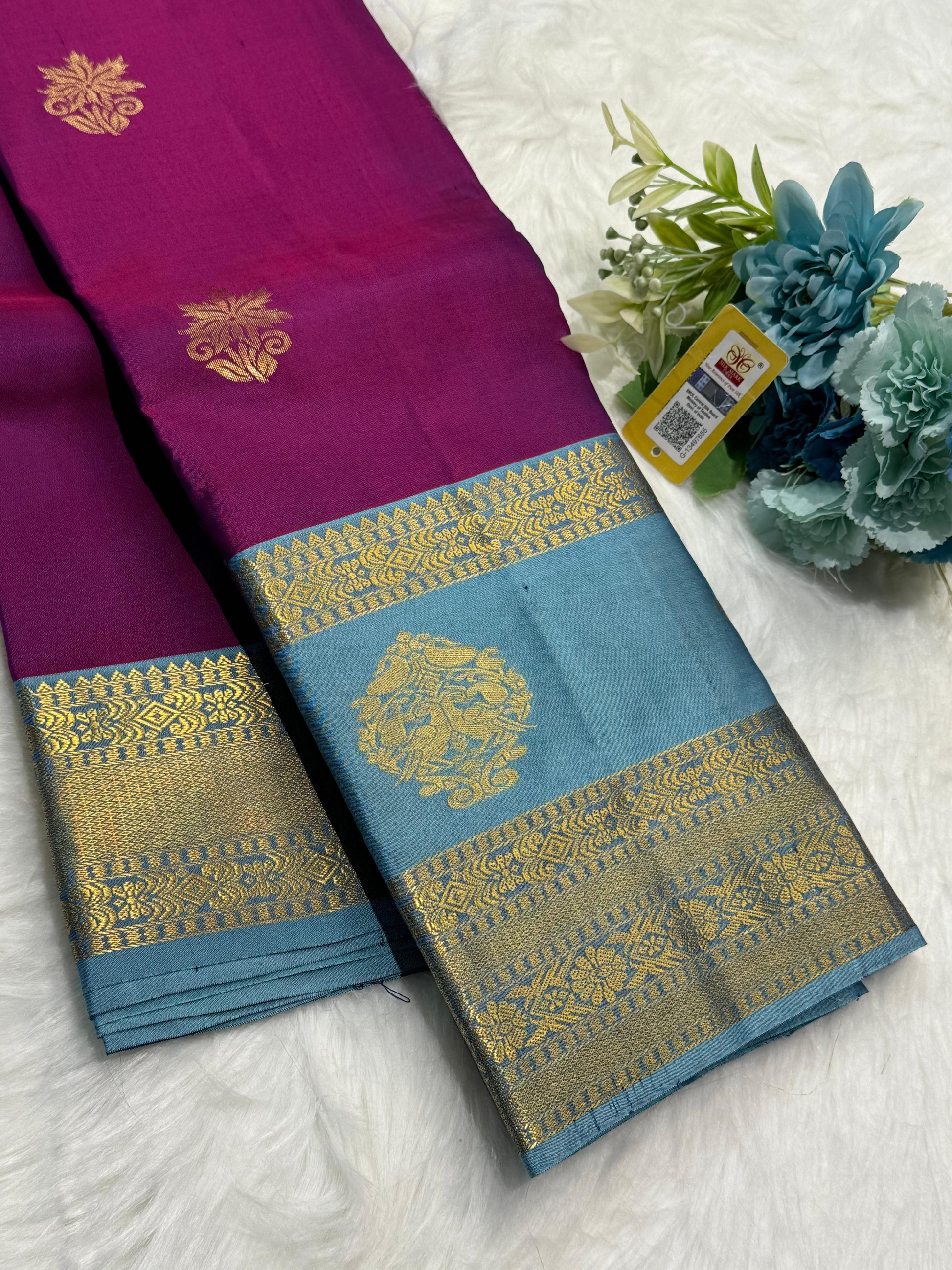Product Image - Designer Georgette Saree - Perfect Festive Attire