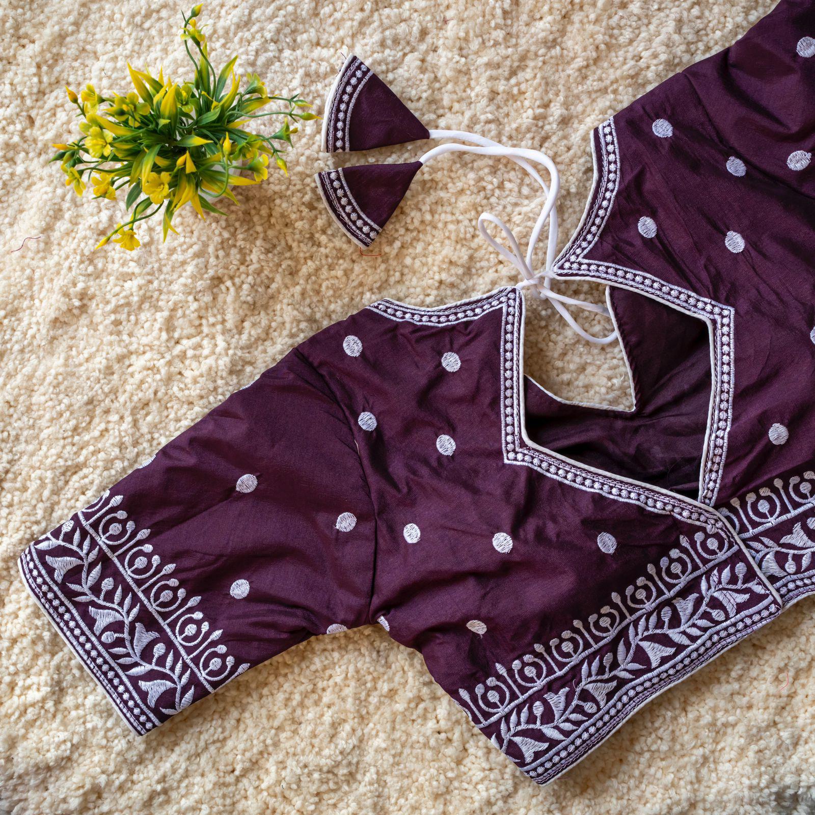 Product Image - Elegant Designer Georgette Saree with Thread Work - Festive Wear