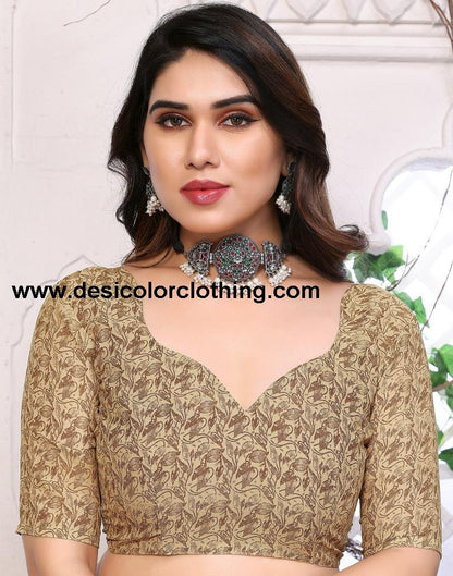 Beige Georgette Floral Printed Saree