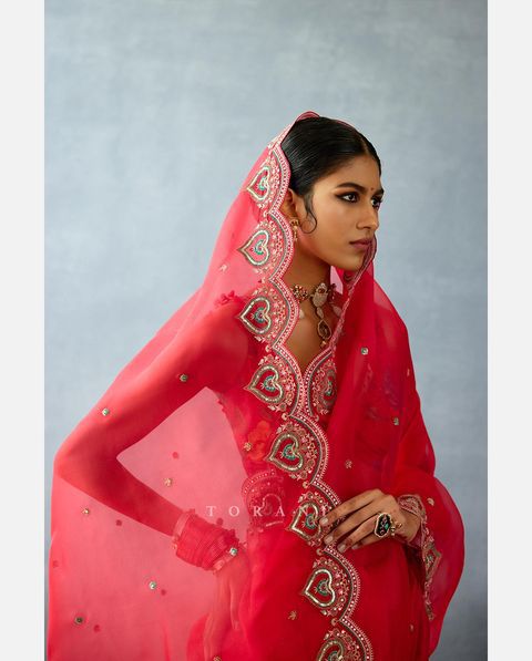 Product Image - Designer Rangoli Silk Saree with Fancy Thread & Sequence Work