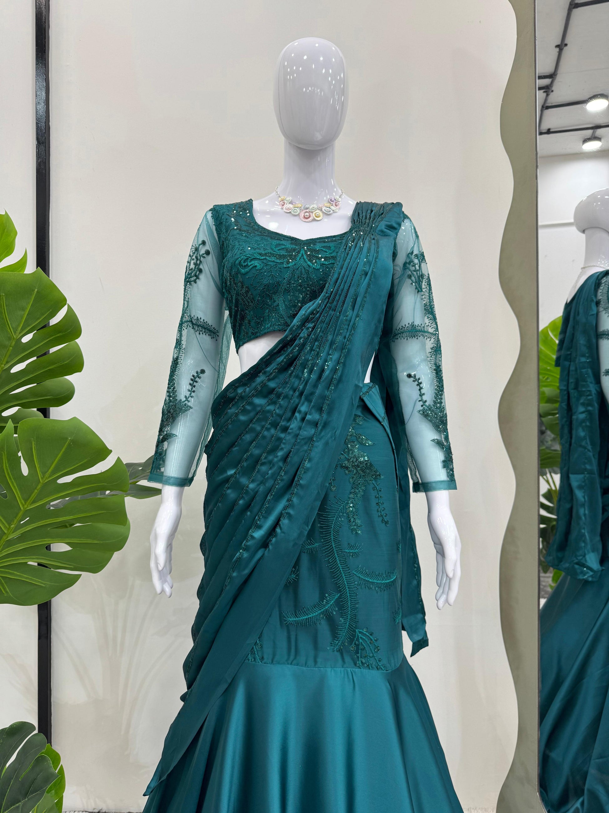Product Image - Ready to Wear Lehenga Saree - Ethnic Festive Attire