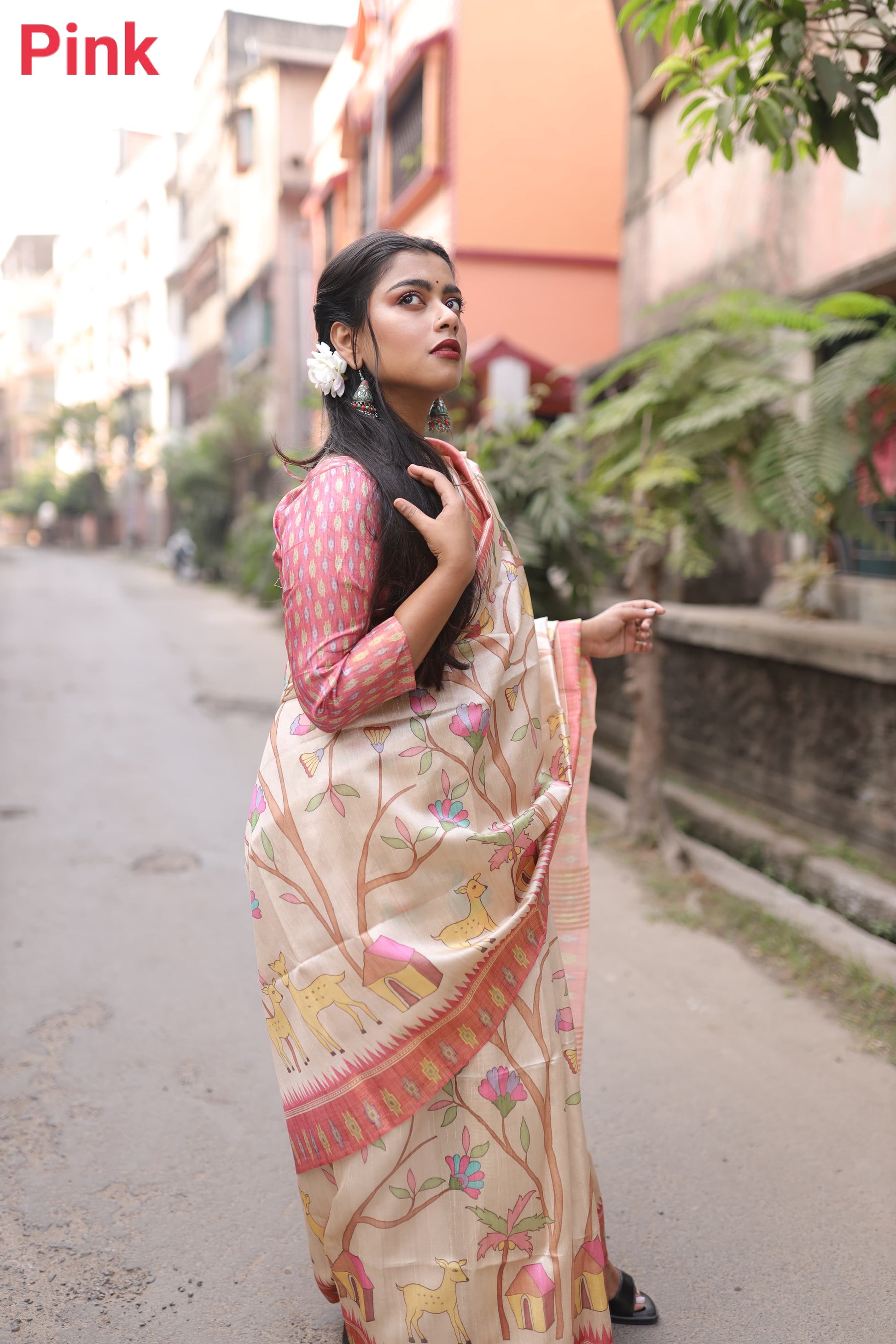 Product Image - Premium Designer Georgette Saree - Ethnic Wear for Festive Occasions