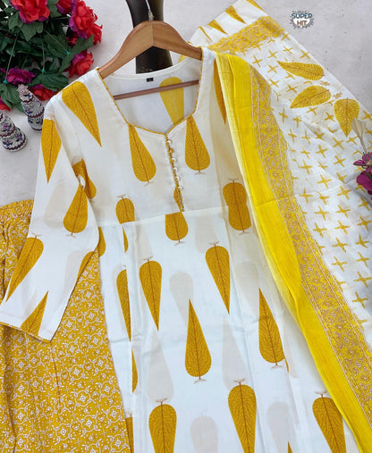 Product Image - Exclusive Rayon Cotton Suit Set with Dupatta