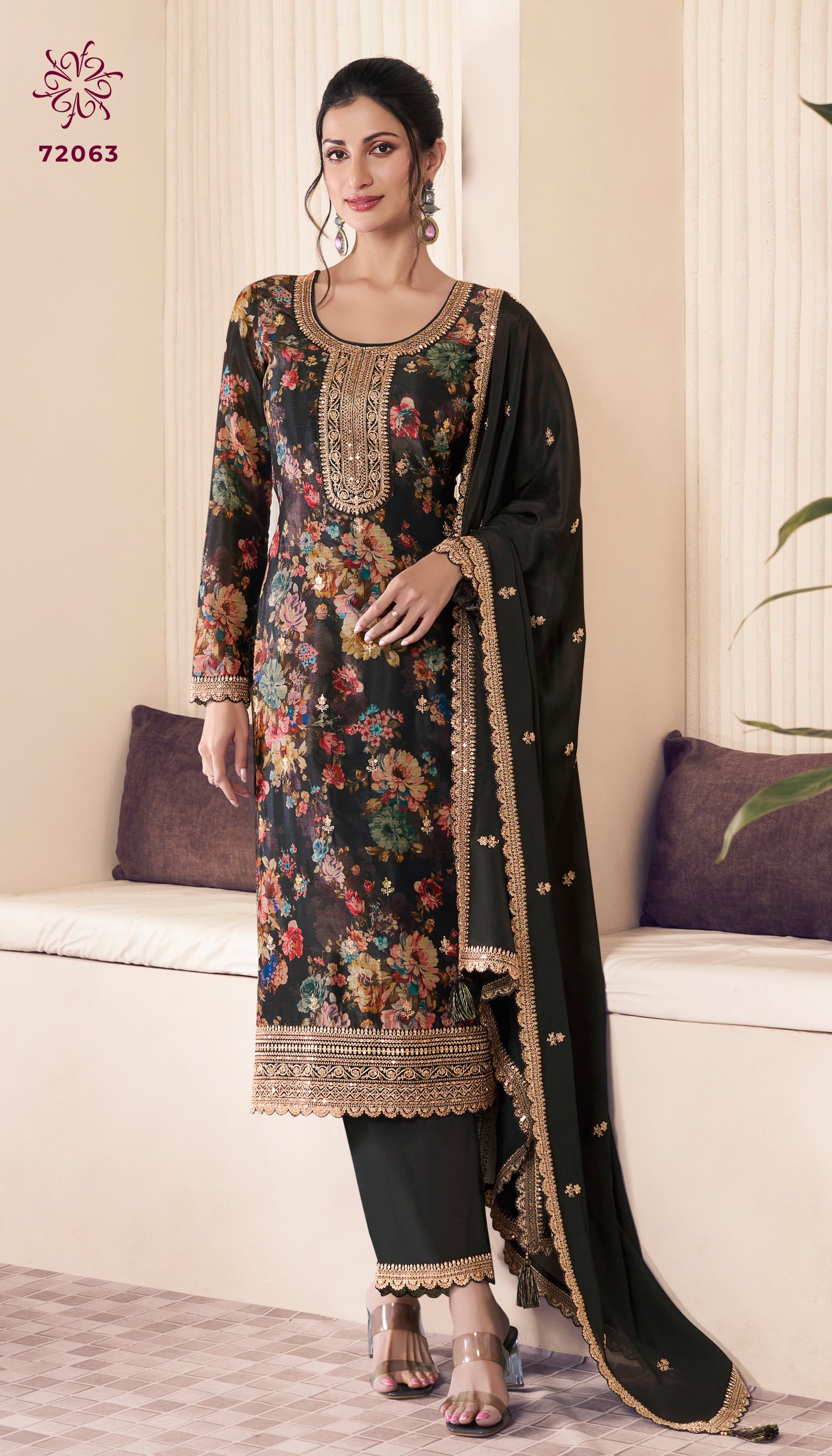 Product Image - Elegant Designer Dress for Festive Occasions - Kuleesh Pahal-3