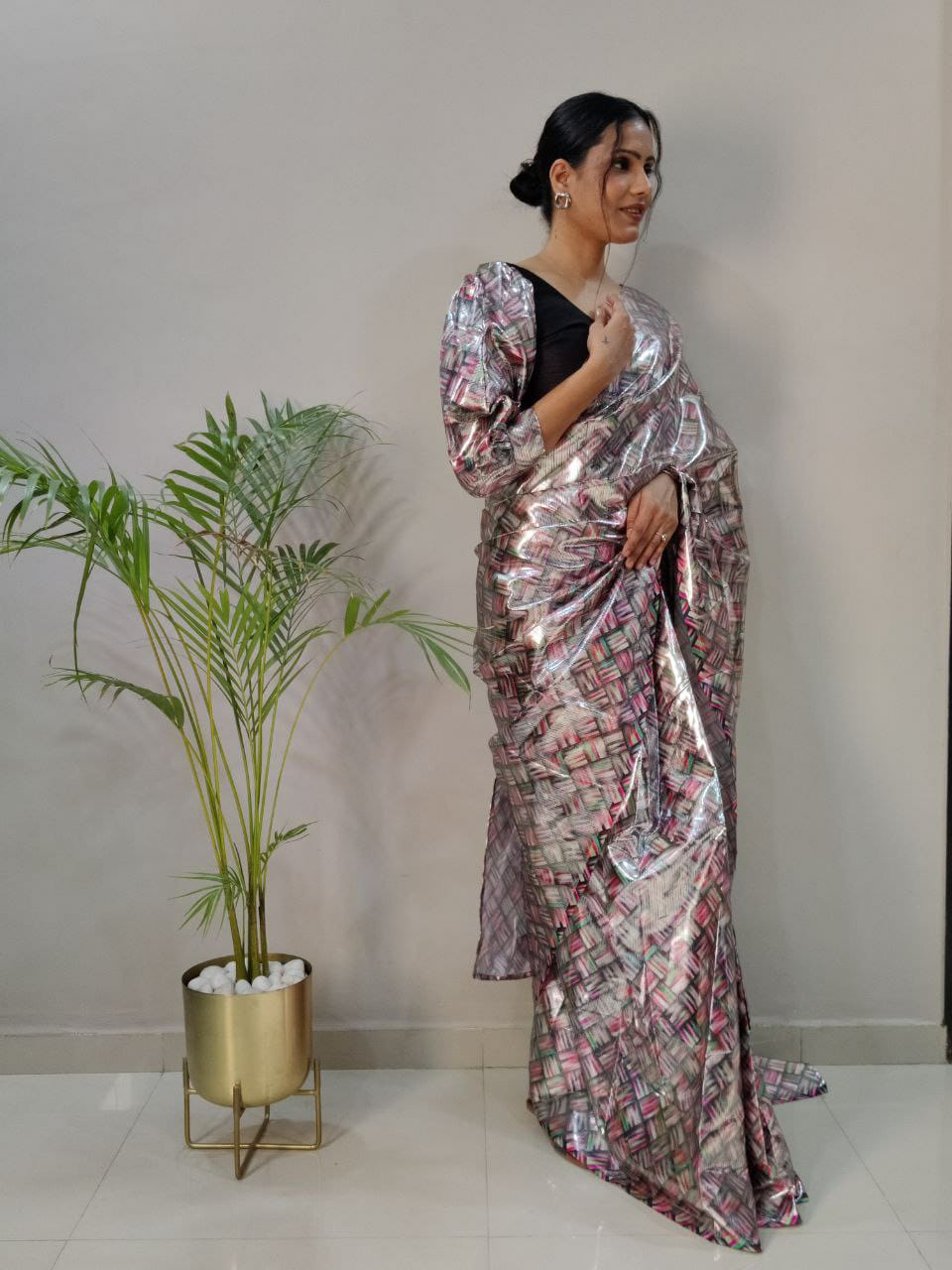 Product Image - Stunning Designer Georgette Saree Collection