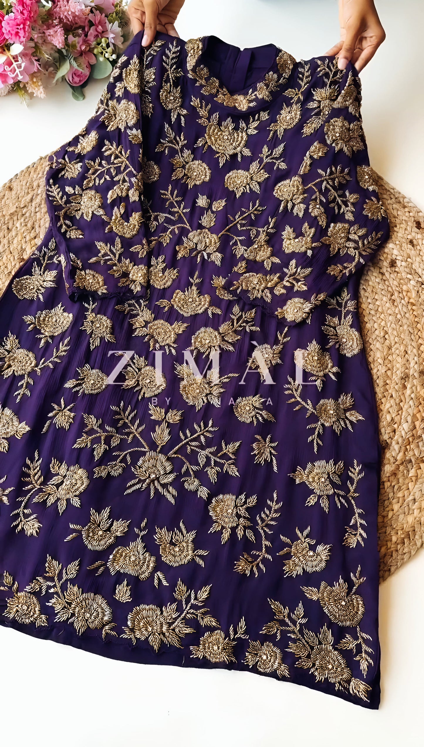 Product Image - Designer Georgette Saree - Elegant Festive Wear