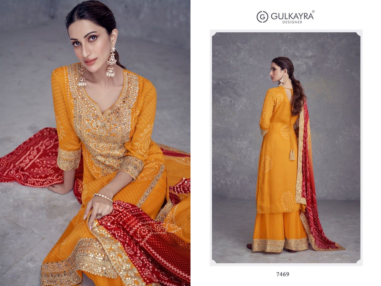 Product Image - Takshvi Color Edition by Gulkayra - Designer Georgette Saree