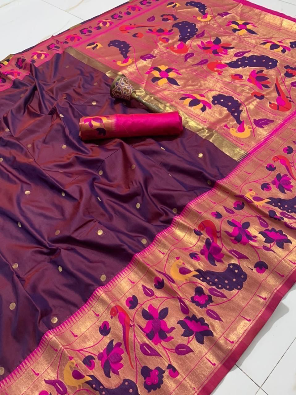 Product Image - Exquisite Pure Silk Kanchivram Saree