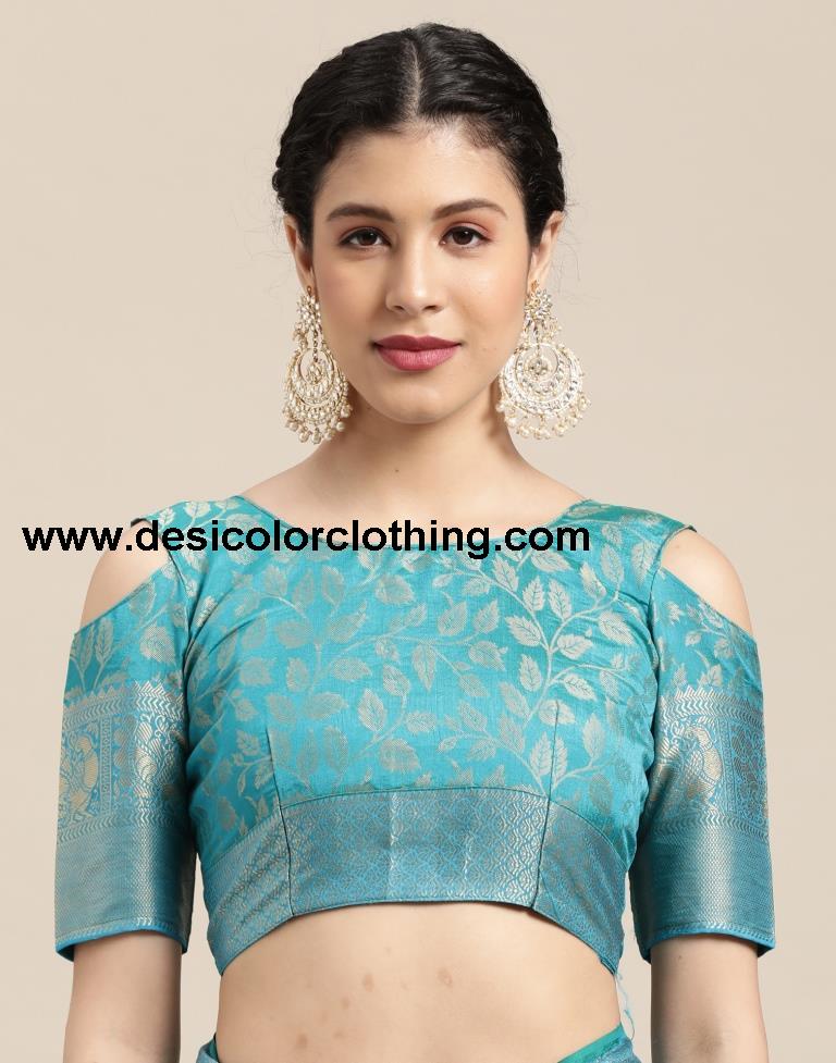 Blue Silk Saree
