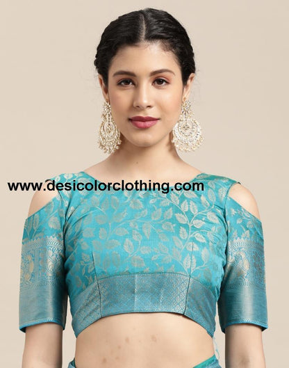 Blue Silk Saree