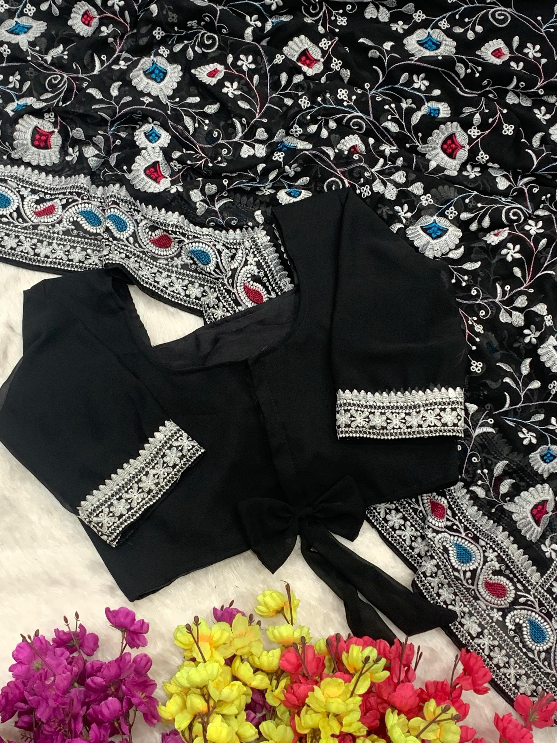 Product Image - Premium Black Queen Designer Saree