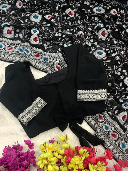 Product Image - Premium Black Queen Designer Saree