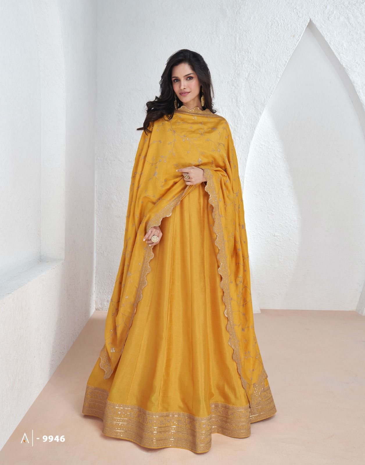 Product Image - Designer Georgette Saree Collection - Aashirwad Creation Saroj