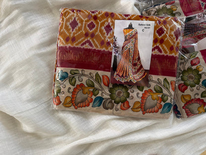 Product Image - Elegant Pochampally Silk Fancy Sarees - 6