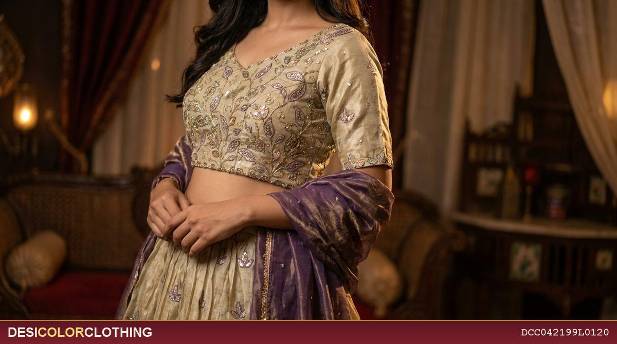 Product Image - Elegant Embroidered Lehenga Choli - 5